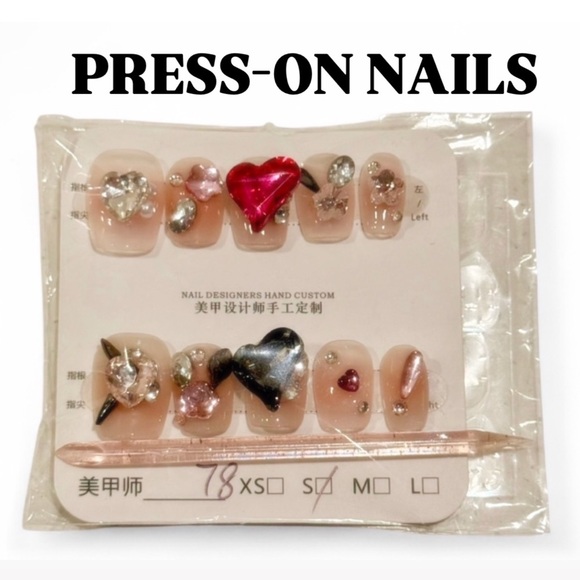 Other - 🎁FREE W PURCHASE🎁 Press-On Bejewelled Nails 💅 Nail Art